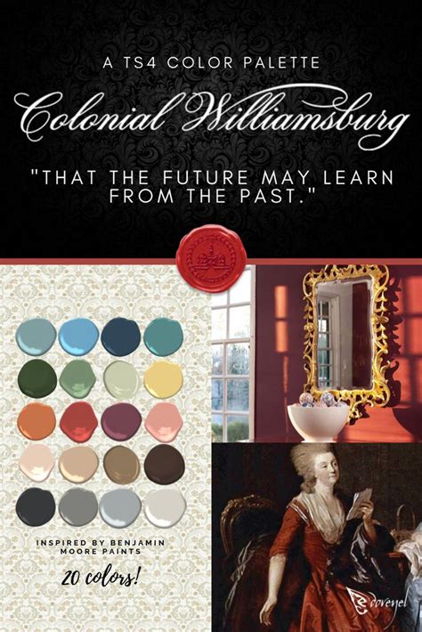 Ts4 Colonial Williamsburg Color Palette Color Palette Color