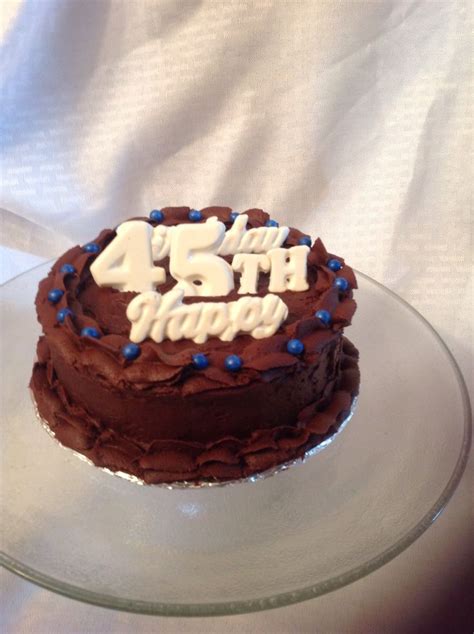 Happy 45th Birthday Happy 45 Birthday Cake Small Cake