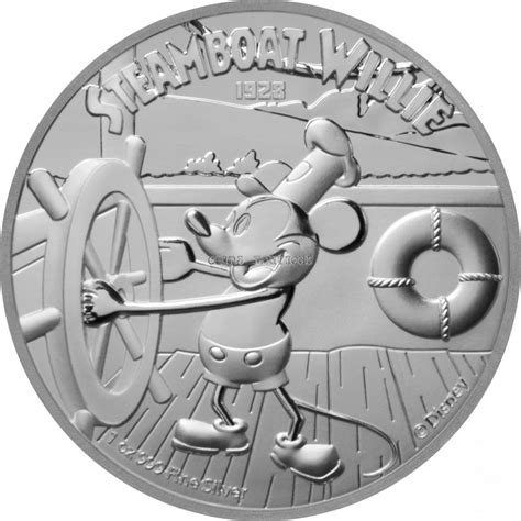 Color toy story, princesses, goofy, winnie the pooh, lion king, cinderella and more. Steamboat Willie - Disney 1 oz proof silver coin Niue 2020 ...