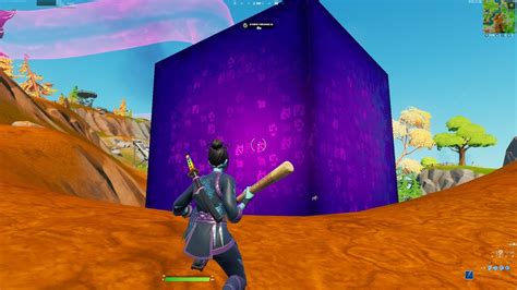 The Purple Cube Location In Fortnite Chapter 2 Season 8 Youtube
