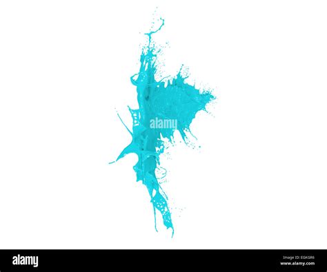 Blue Paint Splatter Hi Res Stock Photography And Images Alamy