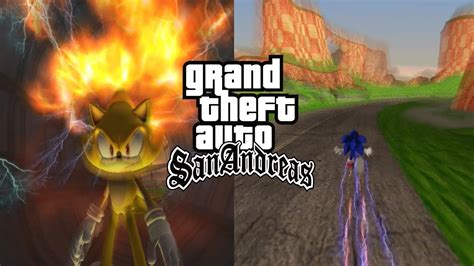 Gta San Andreas Sonic The Hedgehog Mod 2020 Youtube