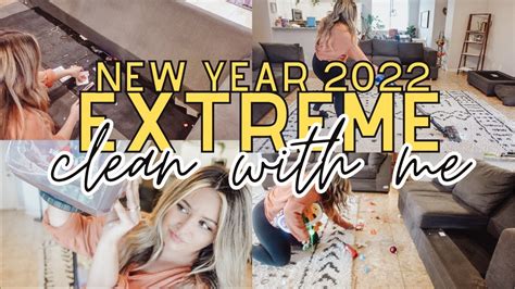 NEW YEAR CLEAN WITH ME 2022 EXTREME DEEP CLEAN WITH ME 2022 AFTER