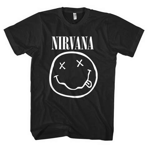 Nirvana Smiley Officially Licenced T Shirt Redmolotov