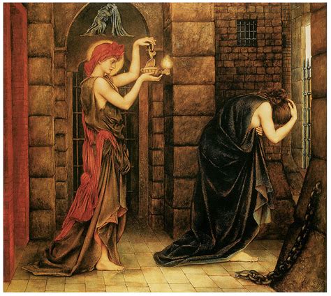 Hope In The Prison Of Despair Painting By Evelyn De Morgan