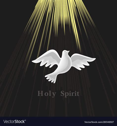 Pentecost Sunday Holy Spirit Royalty Free Vector Image