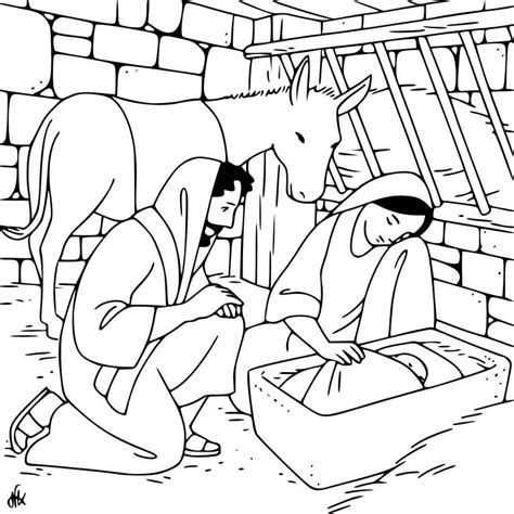 Christian Christmas Coloring Page Free Printable Coloring Pages On