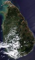 Large satellite map of Sri Lanka | Sri Lanka | Asia | Mapsland | Maps ...