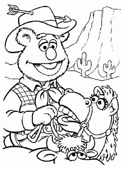 Coloring Pages Muppet Horse Cartoon Cool Sheet