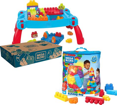 Mega Bloks First Builders Big Building Bag And Mega Bloks First