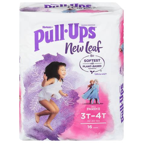 Save On Huggies Pull Ups New Leaf 3t 4t Girl Training Underwear Frozen Ii 32 40lbs Order Online
