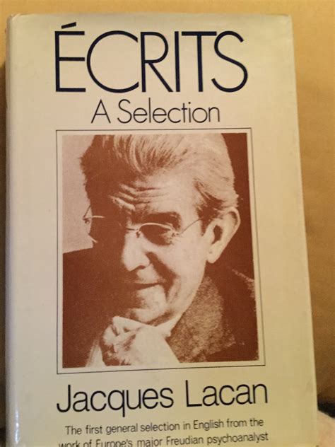 Jacques Lacan Ecrits A Selection Etsy