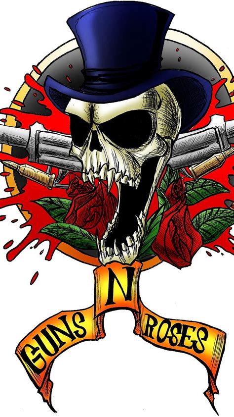 1920x1080px 1080p free download guns n roses skull and roses skull roses flower rock