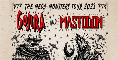 Gojira E Mastodon Anunciam The Mega Monster Tour Em São Paulo