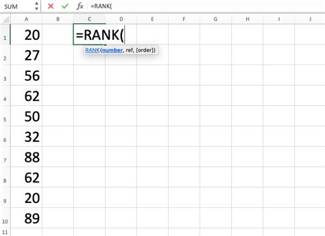 Cara Menggunakan Rumus RANK Excel Fungsi Contoh Dan Langkah
