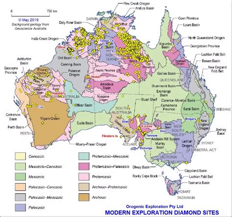 Geologic Map Of Australia