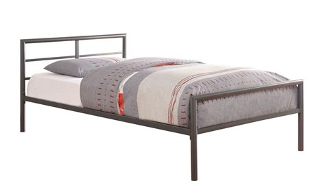 Chicago discount mattresses, chicago, il. Fisher Twin Size Gun Metal Bed | Marjen of Chicago ...