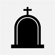 Cemitério Símbolo ícone Preto PNG , Clipart De Lápide, ícones Negros ...