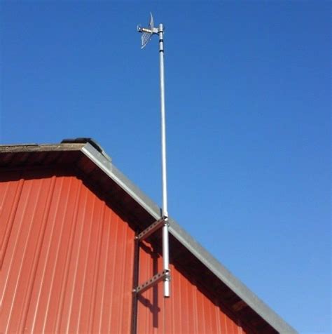 made in usa antenna mast wall mount with 4 to 14 stand off bracket ham radio ebay