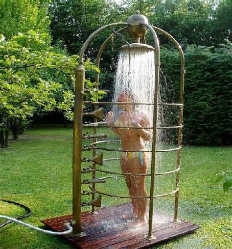 Hose Fed Portable Outdoor Shower Portable Outdoor Shower Outside