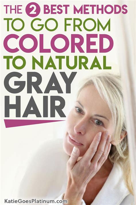 How To Go Gray From Colored Hair Everything You Need To Know Going