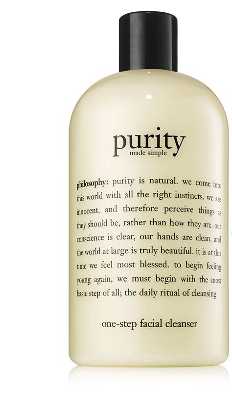 Philosophy Purity Made Simple One Step Facial Cleanser Reviews In Face