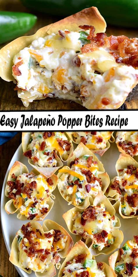 Easy Jalapeño Popper Bites Recipe