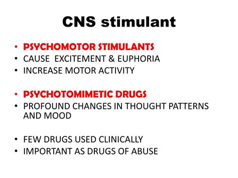 Ppt Cns Stimulants Powerpoint Presentation Free Download Id2517187