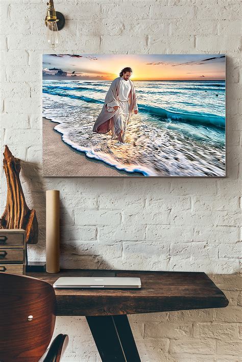 Jesus Walk Through The Sea Poster Drggr