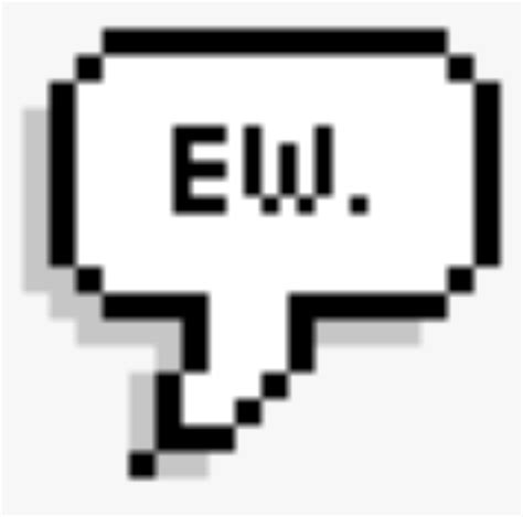 Overlay Pixel And Speech Bubble Image Ew Speech Bubble Png
