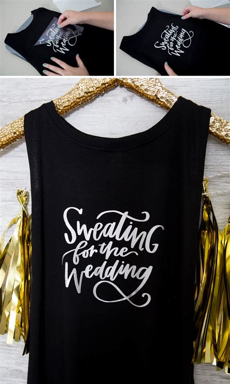 I used some existing workout pants and a tank top i already had and that fit me well. If You're "Sweating For The Wedding" Then You NEED These ...