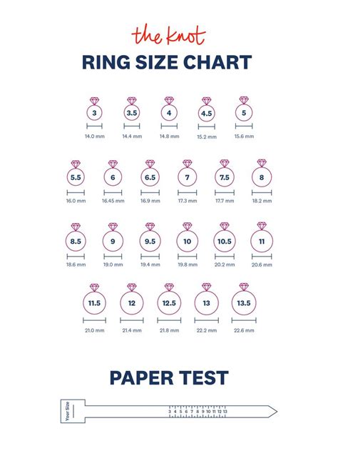 Free Printable Ring Size Guide Ring Sizing Template Free Printable