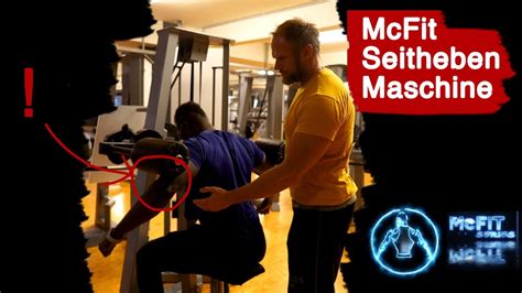 mcfit seitheben maschine schulterübung gym 80 richtige ausführung mcfit series youtube