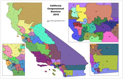 CA Voting Districts Map