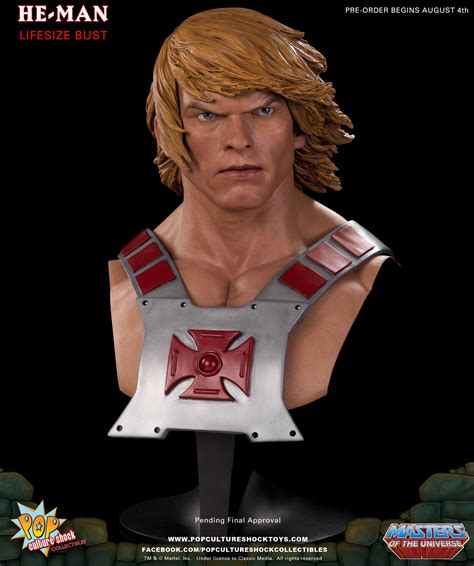 Masters Of The Universe He Man 11 Scale Bust Masters Of The