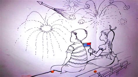 Does your country host any festivals? Diwali Drawing for Kid | Diwali Drawing | Diwali festival ...