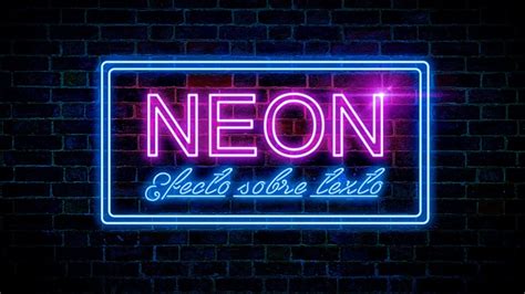 Efecto Neon Photoshop Sobre Textos Crea Este Increíble Efecto De Luz