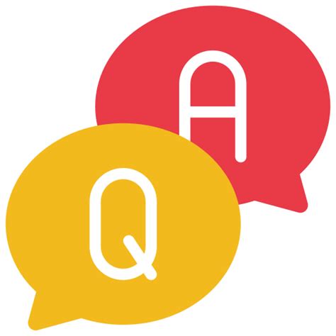 Question And Answer Free Communications Icons