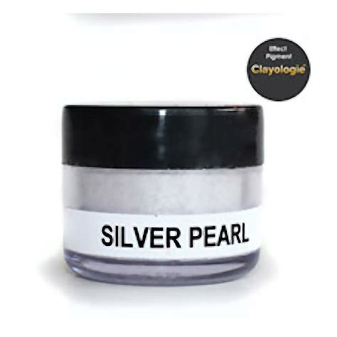 Silver Metallic Effect Pigment 5g In A Bag Clayologie Polymer Clay