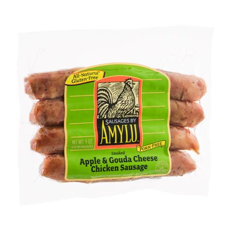 Serve immediately, or cover and chill up to 8 hours. Amylu Apple & Gouda Cheese Chicken Sausage - 4 CT Reviews 2020