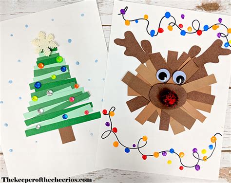 Easy Paper Christmas Crafts For Kids