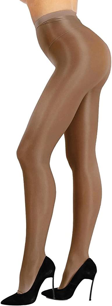 winying womens silk ultra shimmery oil bright hosiery tights 70d thickness footed stockings