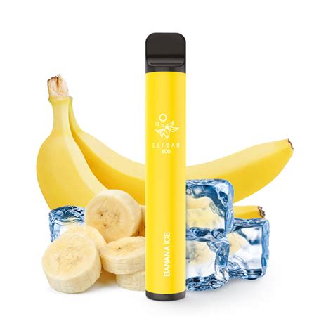 Buy Elf Bar 600 Banana Ice 20mg Vapstore®
