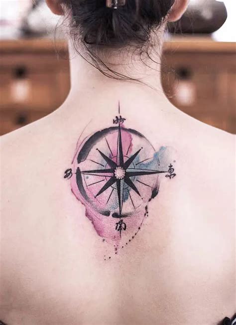 Watercolor Compass Tattoo By Lucky On Deviantart My Xxx Hot Girl