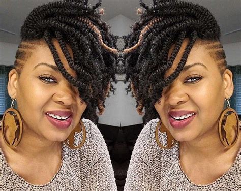 5 Bundles Of Handmade Pre Twisted Medium Size 160 Pre Looped Etsy Braids With Shaved Sides