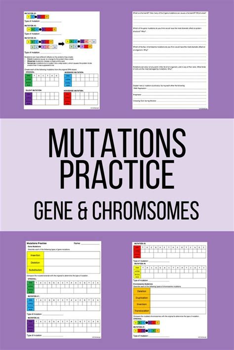 Dna mutation activity answer key. 30 Dna Mutations Practice Worksheet | Education Template