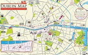 Mappa di Dublino - Cartina di Dublino | Visiter dublin, Dublin, Irlande