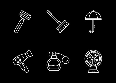 Everyday Stuff Vector Icon Set 17483107 Vector Art At Vecteezy