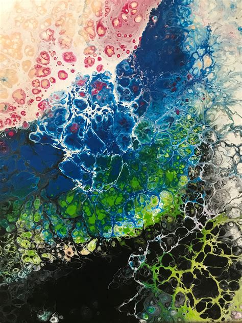 The Dirty Pour Goes Dirty On Me Learn Acrylic Pouring Technique — Steemit