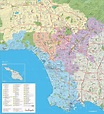 Mapa de la - Un mapa de los ángeles (California - USA)